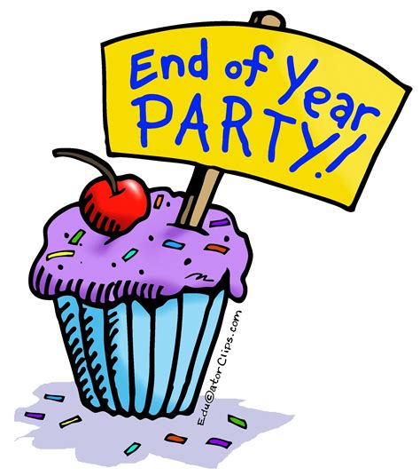 end of year party clipart|More.